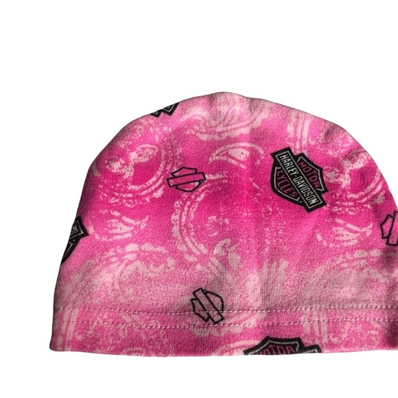 Harley Davidson hot pink baby hat 3/6 mths - Picture 1 of 8